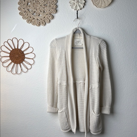 Anthropologie Angel Of The North Open-Knit Cardigan - Picture 3 of 7